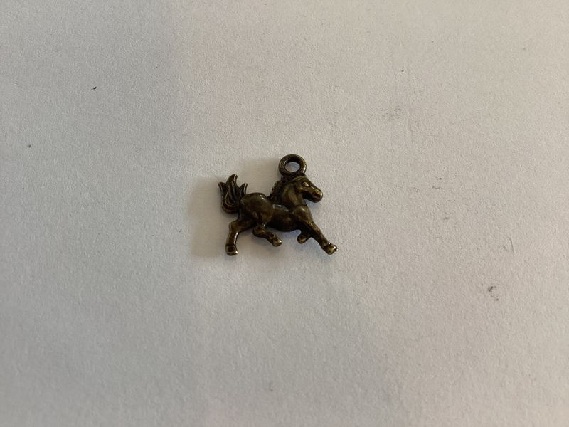 Bronze Pony Charm