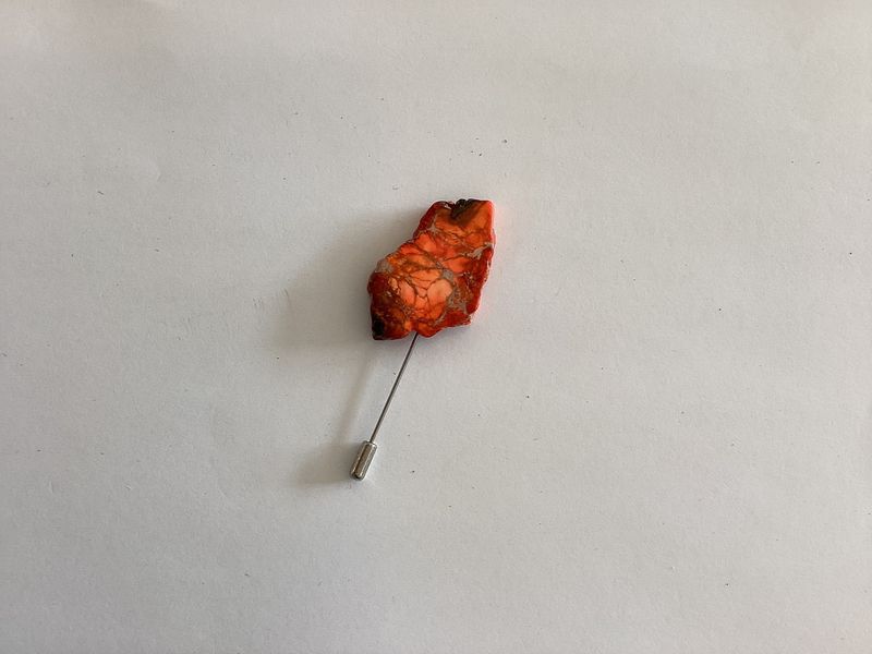 Orange Turq Stick Pin