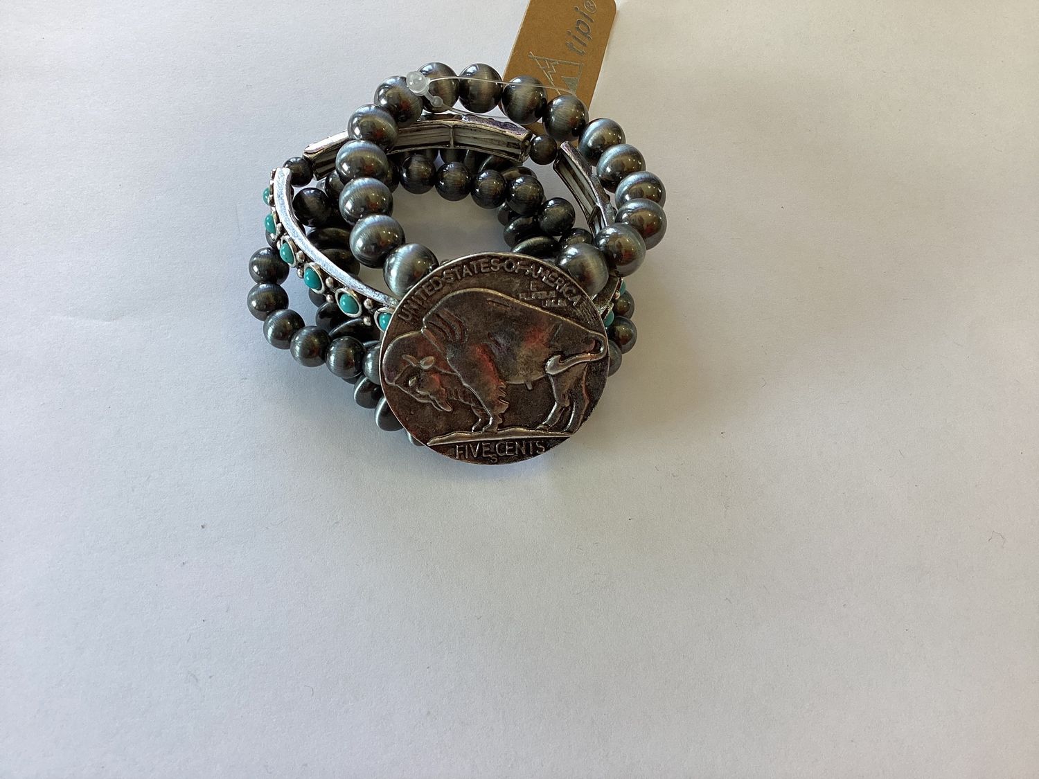 Buffalo Coin Bracelet