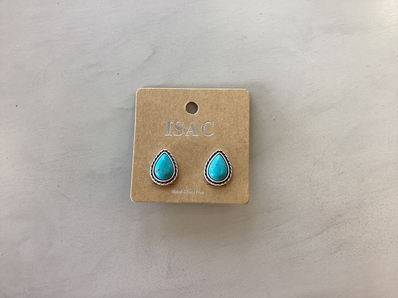 Rope Turquoise Earring