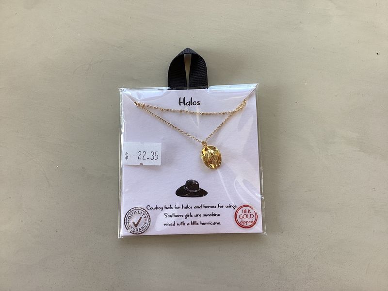 Cowboy Hat Necklace