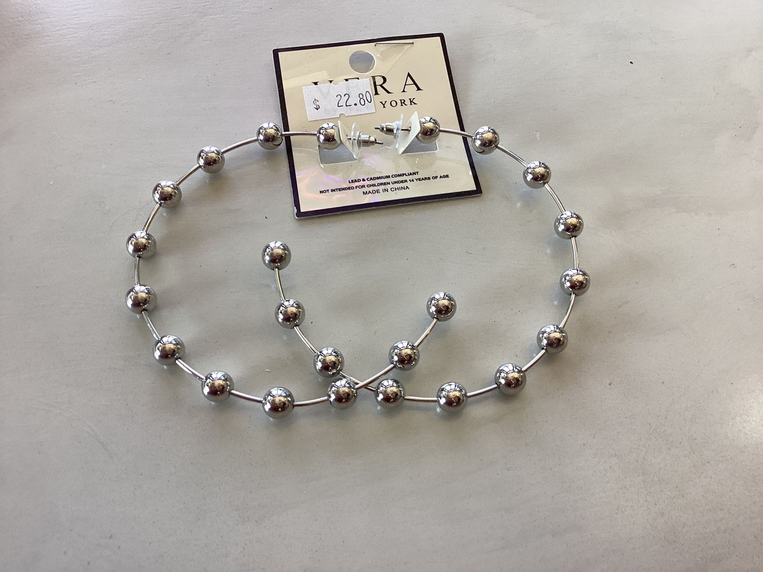 Big Silver Hoops