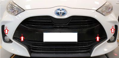 Kit sensori di parcheggio anteriori compatibili Toyota Yaris 2020&gt;