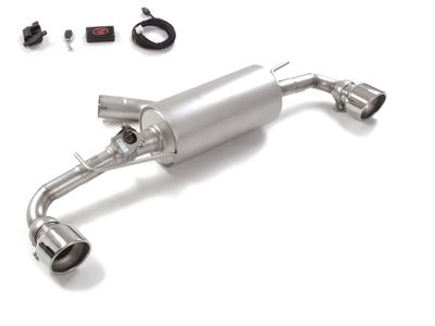 Terminale posteriore sdoppiato con valvola 2 /114  Toyota Yaris GR Four 1.6 2024&gt;