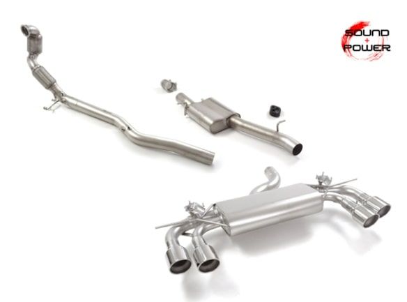 Impianto di scarico completo Ragazzon Volkswagen Golf 20R 4motion (245 kw) 02/2024&gt;