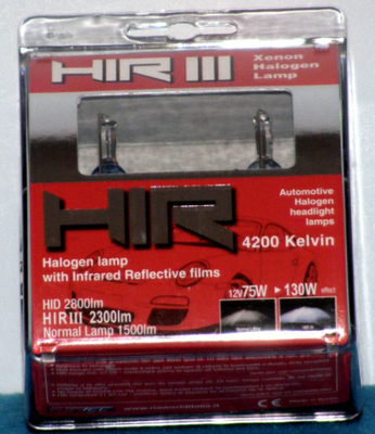 Coppia lampadine H.I.R. H1 4200K