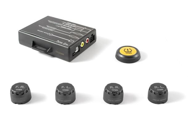 Kit monitoraggio pneumatici pressione e temperatura per sistemi multimediali