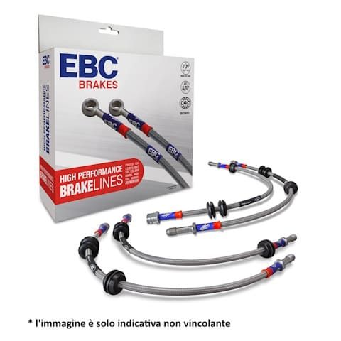 Kit Tubi Freno In Treccia EBC Brakes per Ford Focus ST MK4 Kit Tubi Freno In Treccia EBC Brakes per Ford Focus ST MK4