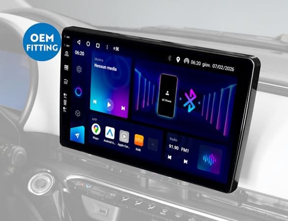 Sistema multimediale dedicato Fiat 500 POP