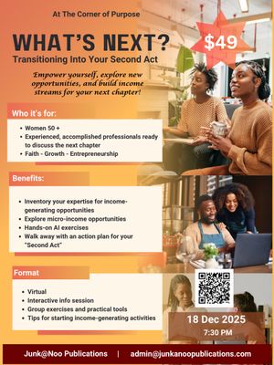 Masterclass Series: What’s Next? Transitioning Into Your Second Act