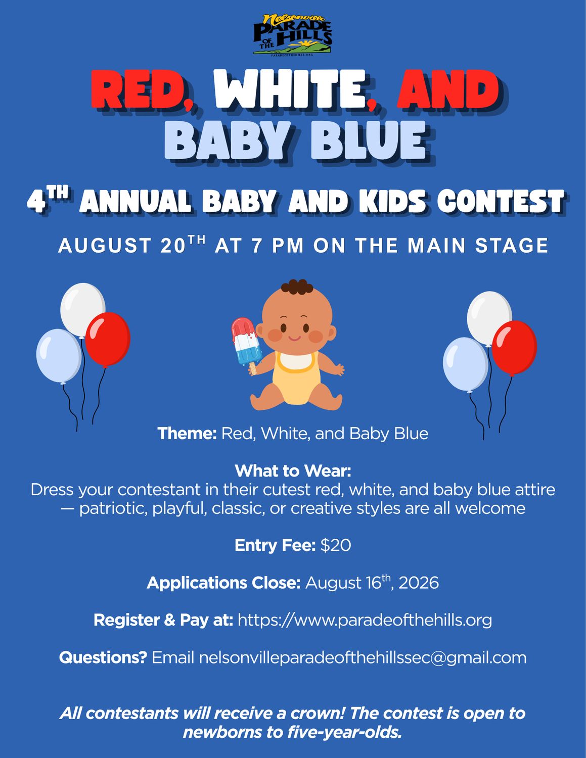 Baby / Kids Contest Entry Fee