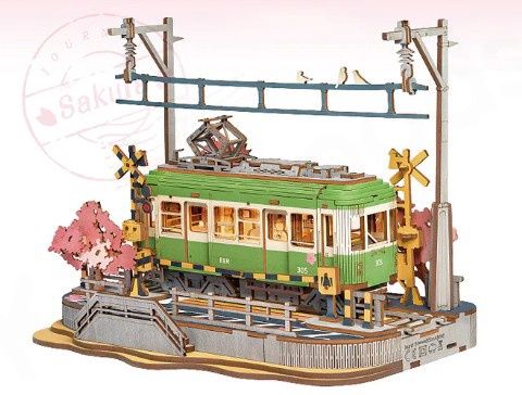 Rolife: 3D Wooden Puzzle - Sakura Journey