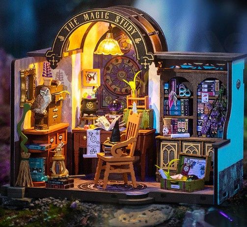 Rolife: 3D DIY Wooden Miniature House - The Magic Study