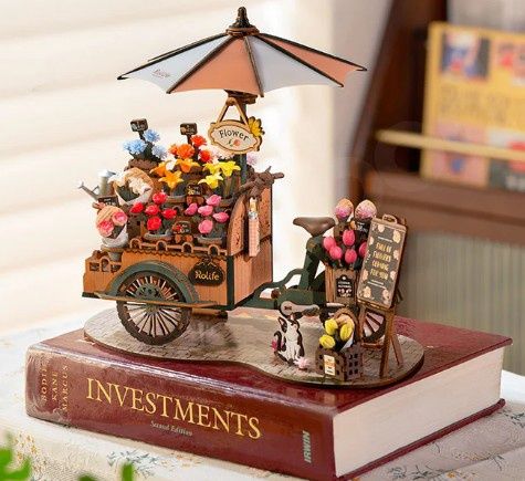 Rolife: 3D Puzzle Creation Set - Blossom Cart