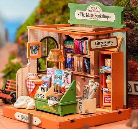 Rolife: Little &amp; Warm Space Series 3 DIY Miniature HouseThe Muse Bookstore