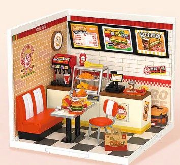 Rolife: Super Creator DIY Miniature House - Happy Burger Shop