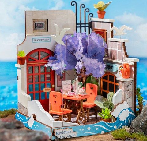 Rolife: Little &amp; Warm Space Series 3 DIY Miniature HouseSea Holiday Restaurant