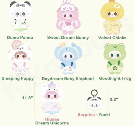 Yooki: Dreams 400% Series Plush Blind Box