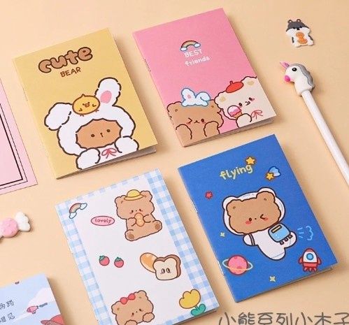 cute cartoon notepad bear series