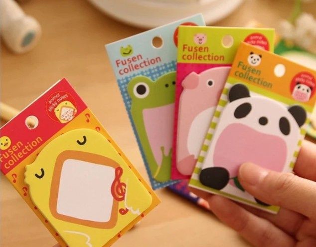 cute cartoon post it notes