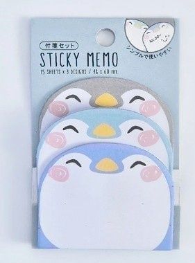 cute cartoon post penguin combination