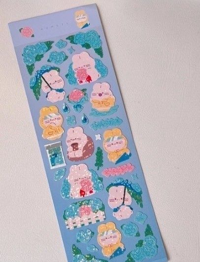 cute cartoon raindrop rabbit