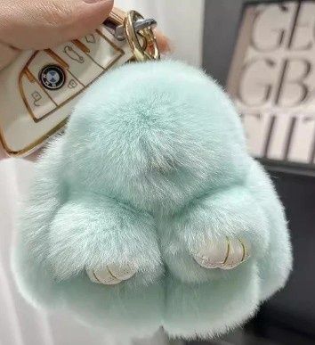 cute rabbit plush fairy green
