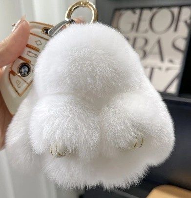 cute rabbit plush white