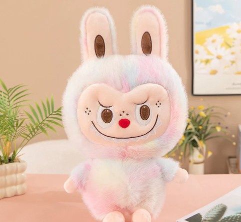 Monster plush- tie-dye-powder, Size: 35 cm