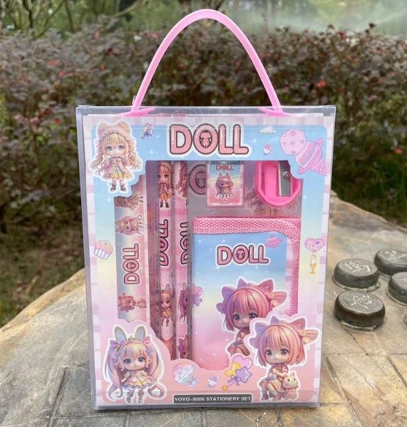 Anime Girl Stationary Set