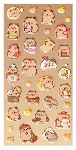 love to eat capybara sticker