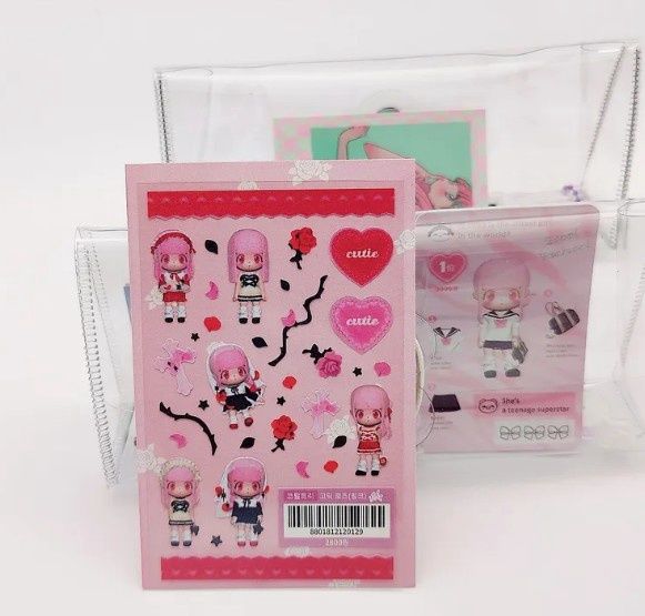model girl sticker