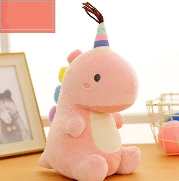 Dinosaur Plush-Pink