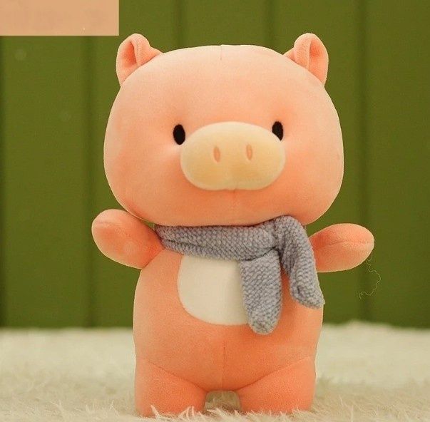Piggy Plush w Scarf