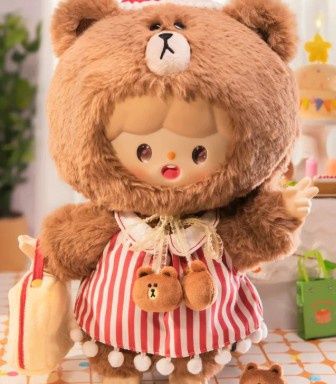 zZoton: Party Brown zZoton Series Vinyl Plush Limited Figure