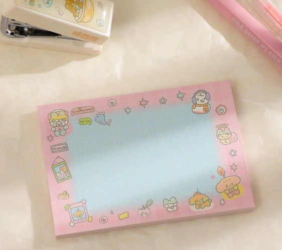 cartoon - cotton candy notepad