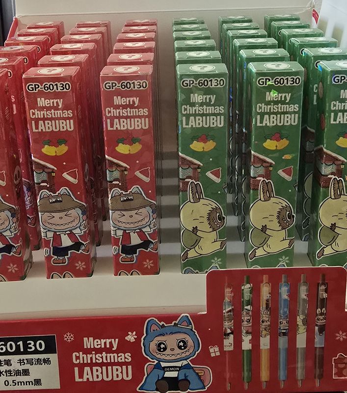 Labubu X-mas Gel Pens