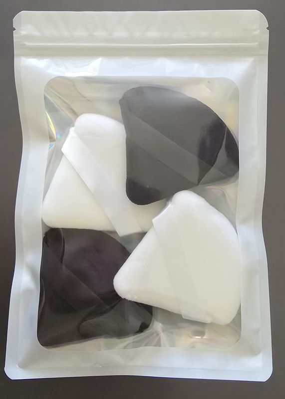 Black&amp;White Puff- Pack of 4