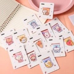cartoon double side bookmark