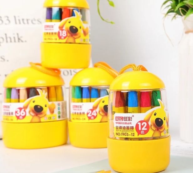 Silky Oil Painting Sticks - 12 Colors