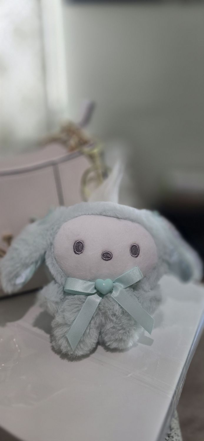 Cinnamoroll keychain, Colour: Blue w Blue Bow