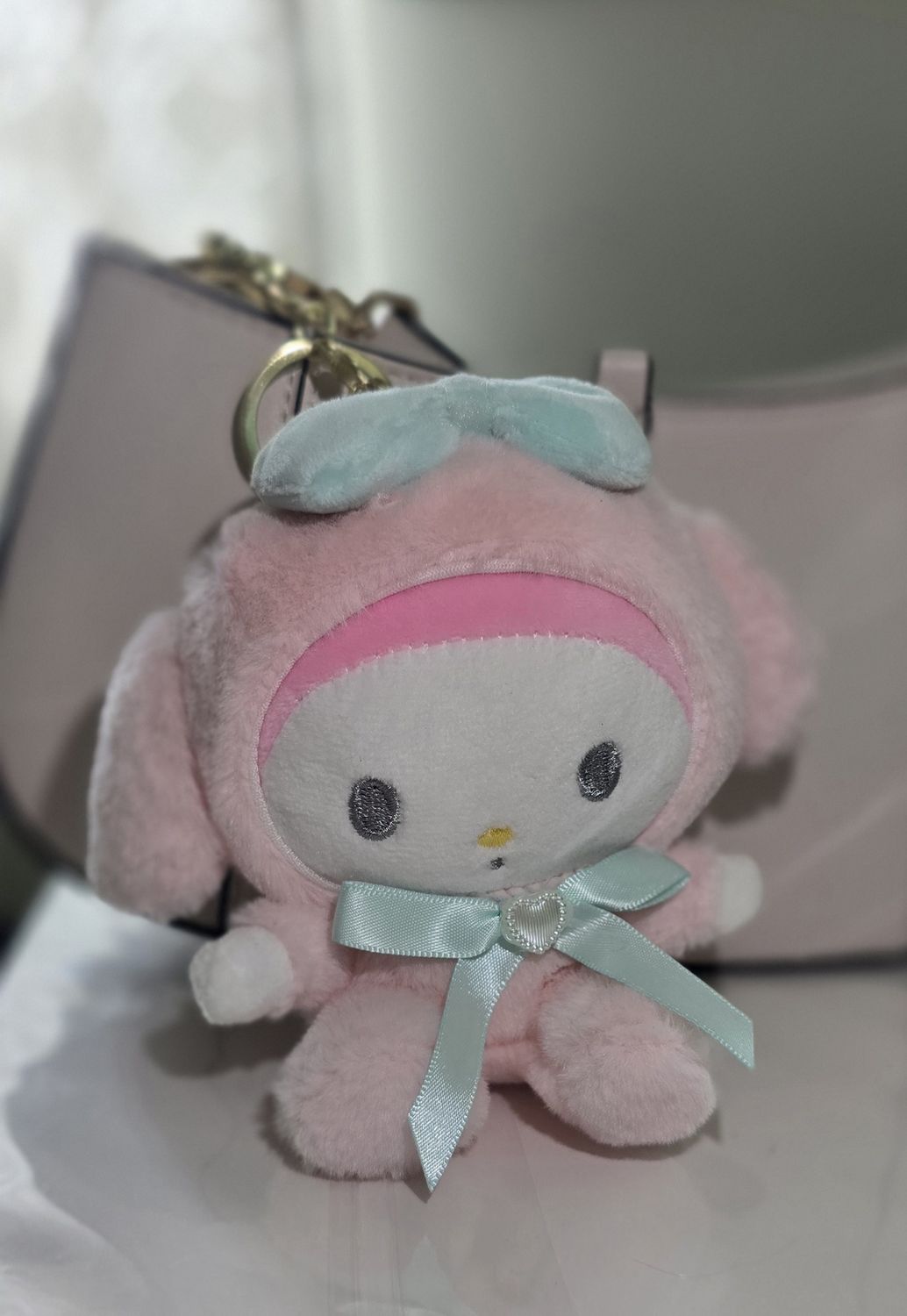 My Melody Keychains, Colour: Pink Outfit