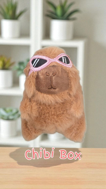 Capibara pink sunglasses