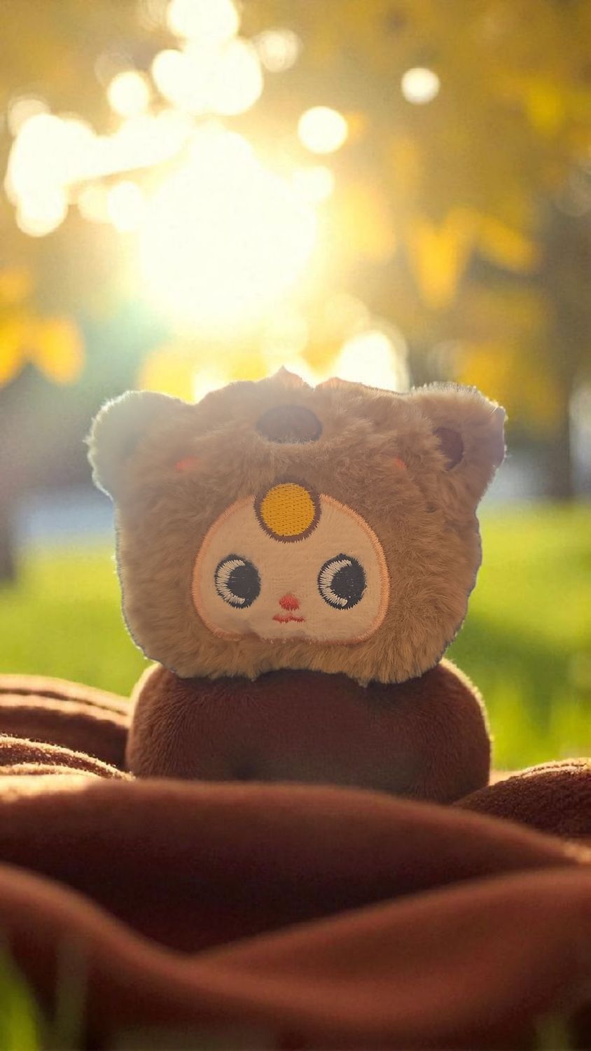 Baby Three Key Chains, Colour: Brown