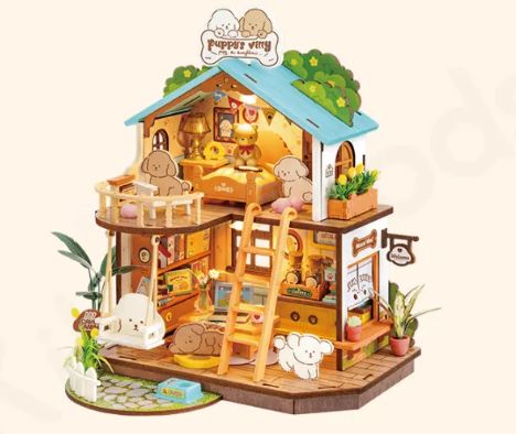 Rolife: DIY Miniature House - Puppy&#39;s Cozy Villa
