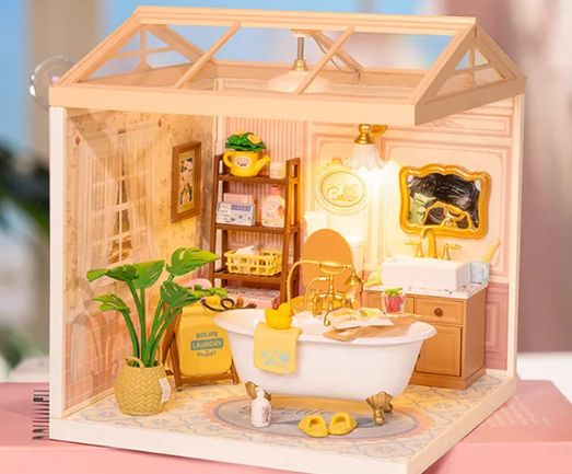 Rolife: Super Creator DIY Miniature House - Pop Bubble Bathroom
