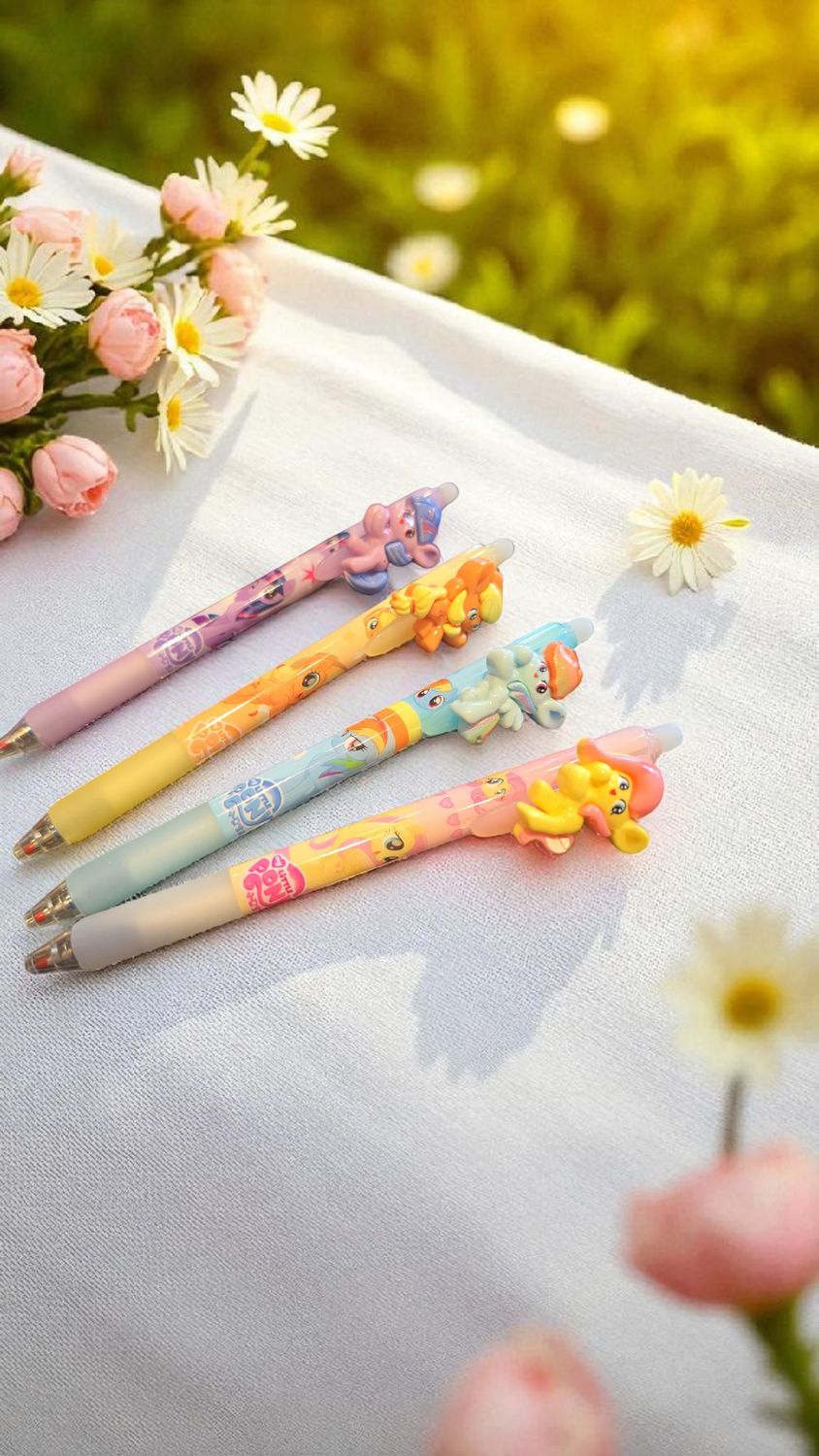 My Little Pony Gel Pens, Material: with figure