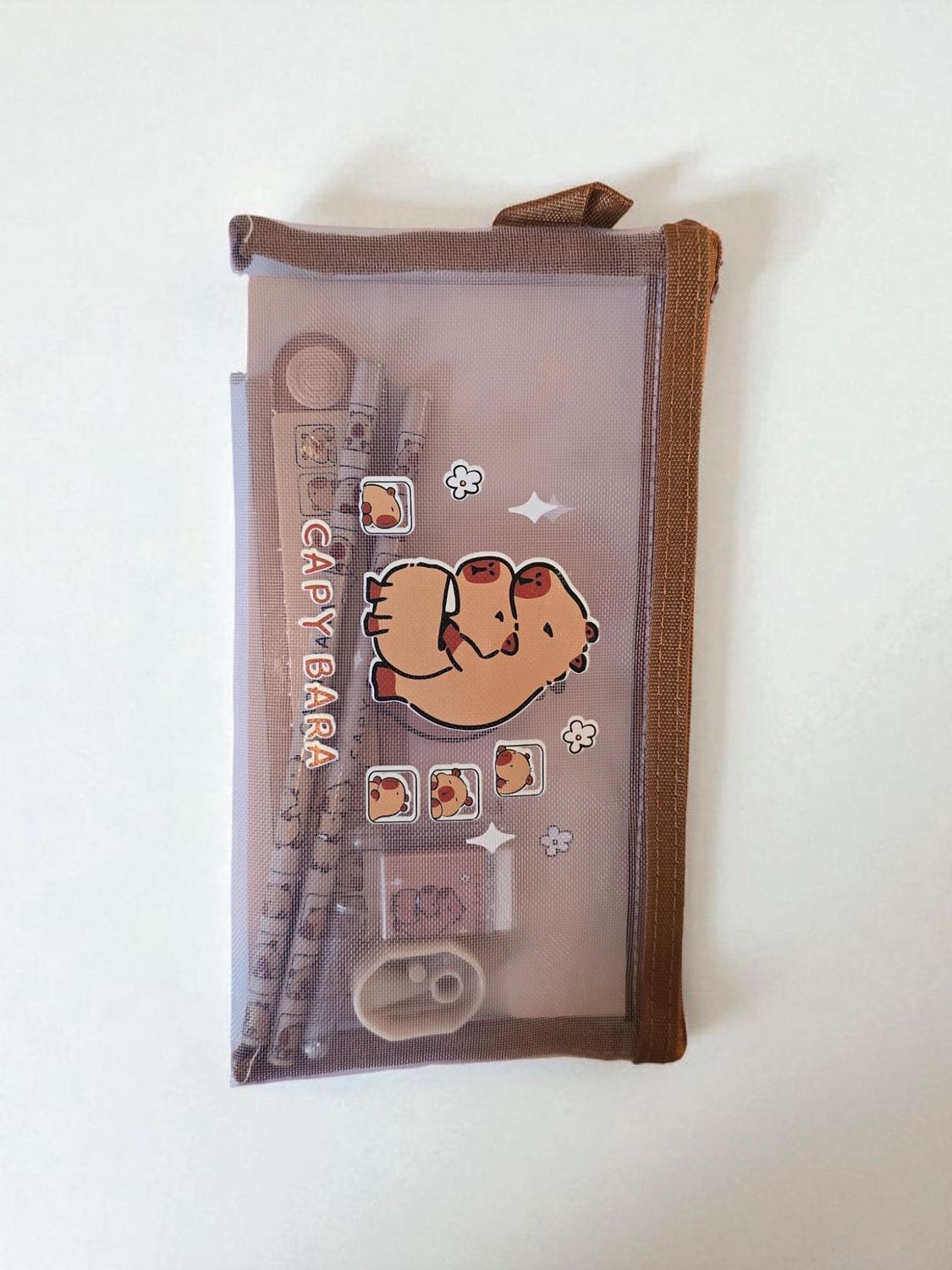 Fabric Pencil Case, Character: Capybara