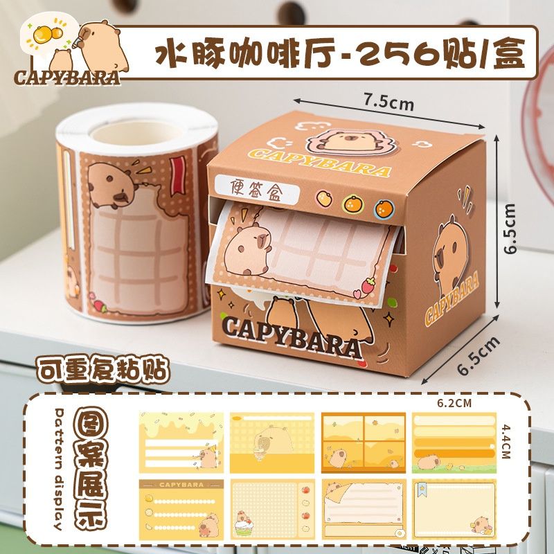 Sticker Rolls, Character: capybara cafe