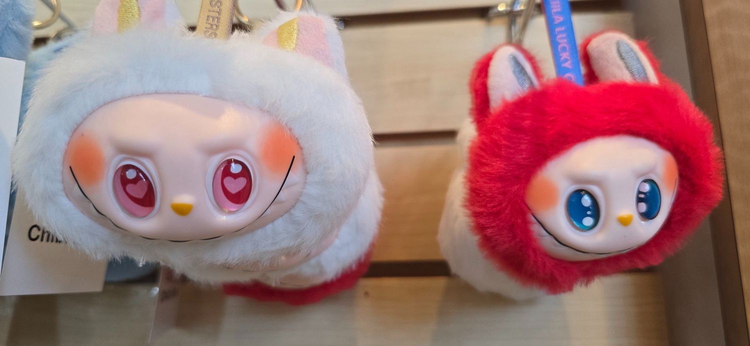 Lafufu head keychains